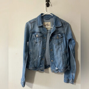 Hollister Light Wash Jean  Jacket